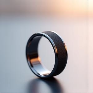 Smart ring minimalista traccia parametri vitali